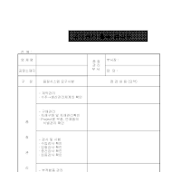 점검표 (품질관리활동) 점검표 (품질관리활동)